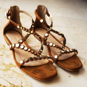 NEW!! Bruno Premi Designer Suede Gladiator Sandals